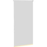 vidaXL Rolgordijn verduisterend 85x130 cm stofbreedte 80,7cm geel