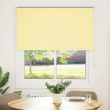 vidaXL Verdunkelungsrollo Gelb 135x130cm Stoffbreite 131,6cm Polyester