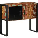 vidaXL - Wandkast - 90x35x75 - cm - massief - gerecycled - hout - meerkleurig