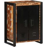 vidaXL - Dressoir - 55x35x70 - cm - massief - gerecycled - hout - meerkleurig