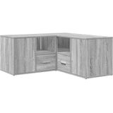Eckregal Grau Sonoma 160x40x45 cm Holzwerkstoff Vidaxl