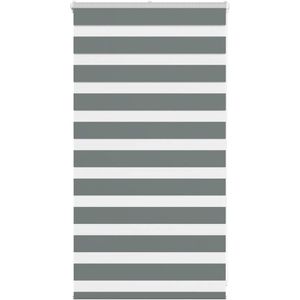 Vidaxl - Zebrarollo Dunkelgrau 75x100 cm Stoffbreite 70,9 cm Polyester