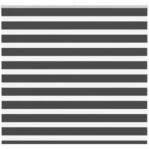 vidaXL Zebra rolgordijn stofbreedte 1 zwart