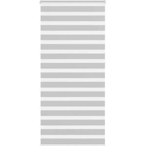 Vidaxl - Zebrarollo Hellgrau 105x230 cm Stoffbreite 100,9 cm Polyester