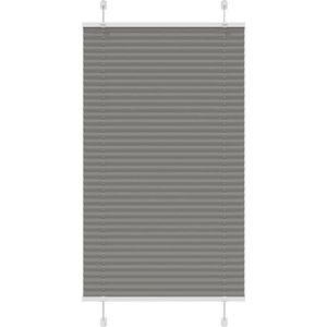 vidaXL Plissee Anthrazit 70x100 cm Stoffbreite 69,4 cm Polyester