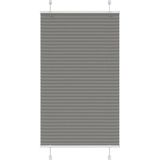 Plisségordijnen - Grijs - Polyester - Voor Binnengebruik