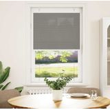 Plisségordijnen - Grijs - Polyester - Voor Binnengebruik