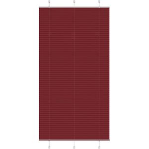Plissee Bordeauxrot 110x200 cm Stoffbreite 109,4 cm Polyester vidaXL
