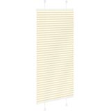 vidaXL Plissé rolgordijn 60x150 cm stofbreedte 59,4 cm polyester crème