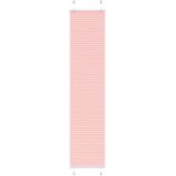 vidaXL Plissé rolgordijn 50x200 cm stofbreedte 49,4 cm polyester roze