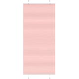 vidaXL Plissé rolgordijn 100x200 cm stofbreedte 99,4cm polyester roze
