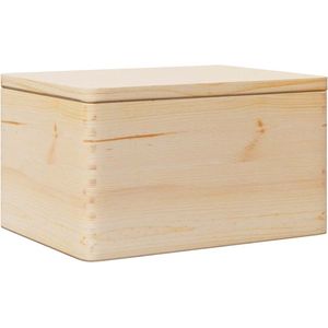 vidaXL - Houten Kist - 40x30x23 cm - Massief Grenenhout