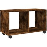 vidaXL - Rolkastx33x42,5 - cm - bewerkt - hout - gerookt - eikenkleurig