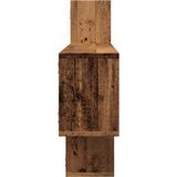 Wandschap - Bewerkt Hout - Ruimtebesparend Ontwerp - Onderhoudsvriendelijk