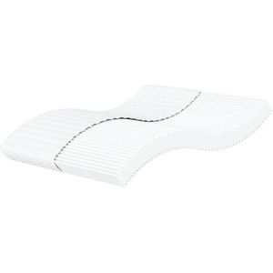 vidaXL - Schuimmatras - Wit - 200x210 cm - Hardheid H2 H3