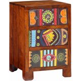 vidaXL - Nachtkastje - 40x40x60 - cm - massief - acaciahout