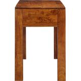 vidaXL Bureau - Bruin - Massief Acaciahout - Gelakt