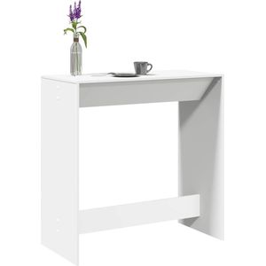 vidaXL Bartafel 102x50x103,5 cm bewerkt hout wit