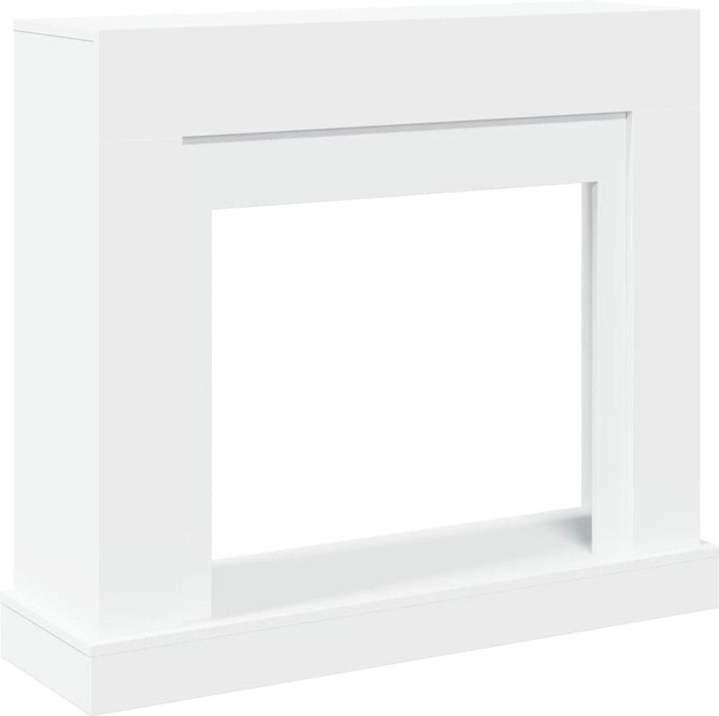 Vidaxl - Kaminumrandung Weiß 100x30x87,5 cm Holzwerkstoff