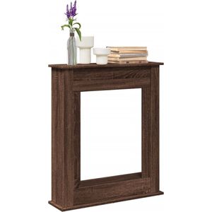 vidaXL - Haardombouw - Bruin - Bewerkt Hout - 75x20x87,5 cm