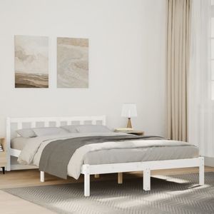 Massief Grenenhouten Bedframe - Robuust - Lattenbodem - Rustieke Charme