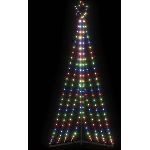 VidaXL Led-kerstboom 339 leds kleurrijk 187 cm