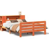 vidaXL Bedframe zonder matras massief grenenhout wasbruin 140x200 cm