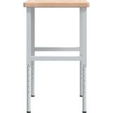 Werkbank - Eikenhout - Gepubliceerd Metaal - Stabiel en Duurzaam