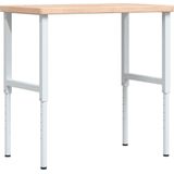 Werkbank - Eikenhout - Gepubliceerd Metaal - Stabiel en Duurzaam