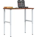 Werkbank - Eikenhout - Gepubliceerd Metaal - Groot Werkgebied