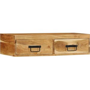 vidaXL TV-Wandschrank 80x30x19 cm Massivholz Akazie