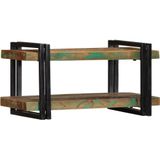 Wandschap - Massief Gerecycled Hout - Ruimtebesparend - Unieke Uitstraling