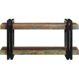 Wandschap - Massief Gerecycled Hout - Ruimtebesparend - Unieke Uitstraling