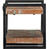 Wandschap - Massief Gerecycled Hout - Ruimtebesparend - Unieke Uitstraling