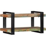 Wandschap - Massief Gerecycled Hout - Ruimtebesparend - Unieke Uitstraling