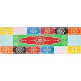 vidaXL - Wandplank - Multicolor - Natuurlijk Hout