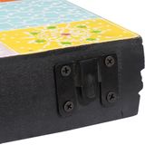 vidaXL - 3-delige Wandplankenset - Kleurrijk - Massief Mangohout