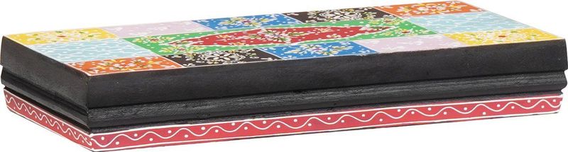 vidaXL - 3-delige Wandplankenset - Kleurrijk - Massief Mangohout