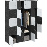 Schoenenrek - Hout - Zwart - 5 Laags