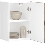 vidaXL - Keukenwandkast - Kalmar - bewerkt - hout - gerookt - eikenkleurig