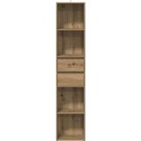 vidaXL Boekenkast 36x30x171 cm bewerkt hout artisanaal eikenkleur