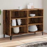 vidaXL - Dressoir - 103,5x35x70 - cm - bewerkt - hout - oud - houtkleurig