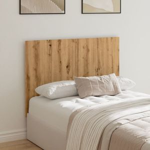 vidaXL Hoofdeinde 120x1,5x80 cm bewerkt hout artisanaal eikenkleur