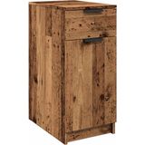 vidaXL Bureau - Houtkleurig - Bewerkt Hout - Stabiel en Duurzaam