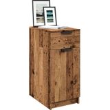 vidaXL Bureau - Houtkleurig - Bewerkt Hout - Stabiel en Duurzaam