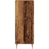 vidaXL - Dressoir,5x34x90 - cm - bewerkt - hout - oud - houtkleurig