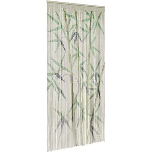 vidaXL - Insectengordijn - bamboe - print - 100x220 - cm - bamboe