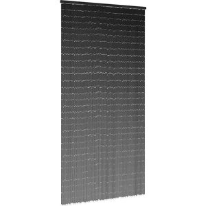 vidaXL Insectengordijn 90x220 cm bamboe donkergrijs, vliegengordijn, deur vliegenhor, kralen vliegengordijn, vliegenhor, bamboe gordijn
