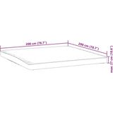 vidaXL - Matrasbeschermer - Waterdicht - Wit - Polyester