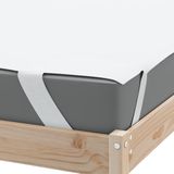 vidaXL - Matrasbeschermer - Waterdicht - Wit - Polyester